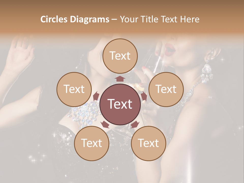 Life Woman New Year PowerPoint Template