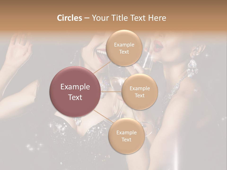 Life Woman New Year PowerPoint Template