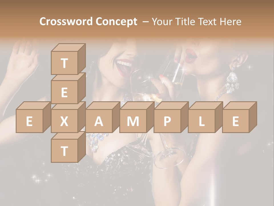 Life Woman New Year PowerPoint Template