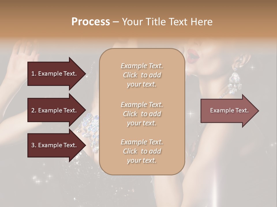 Life Woman New Year PowerPoint Template