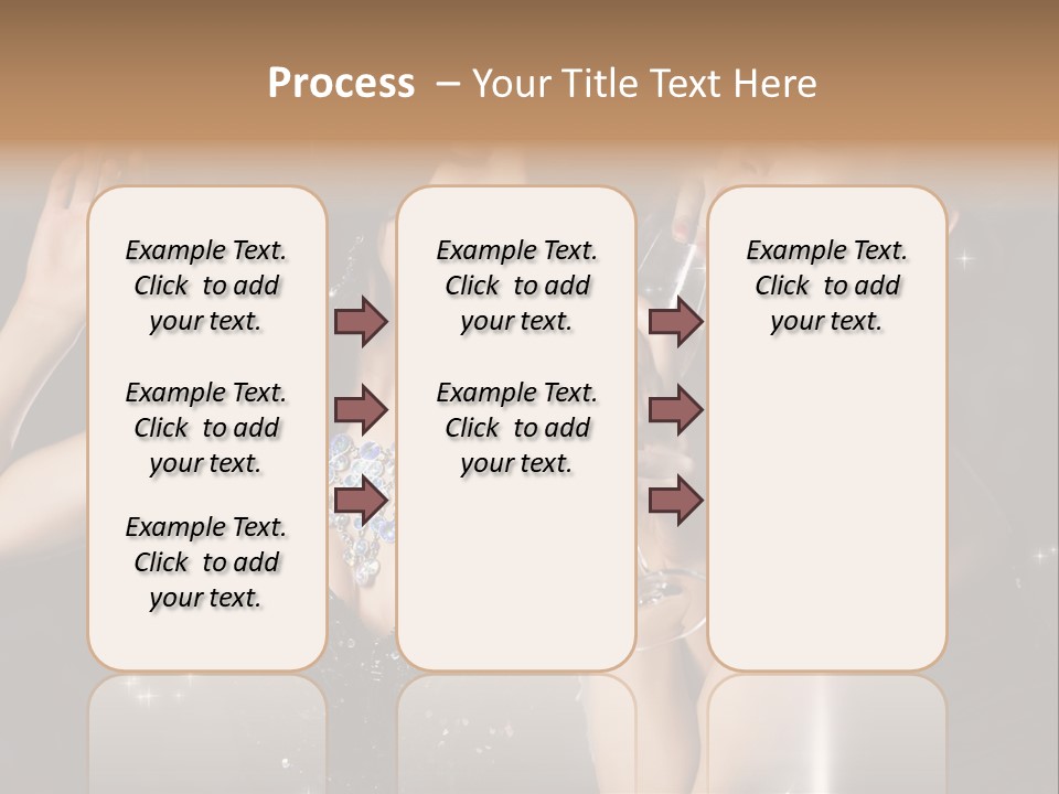 Life Woman New Year PowerPoint Template