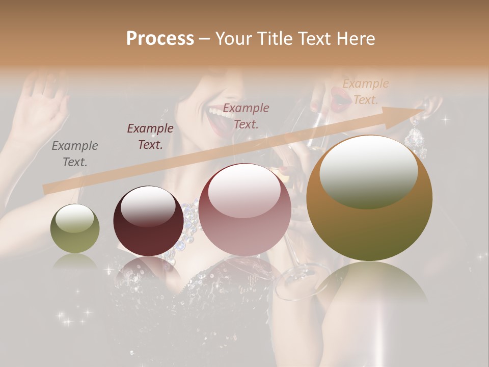 Life Woman New Year PowerPoint Template