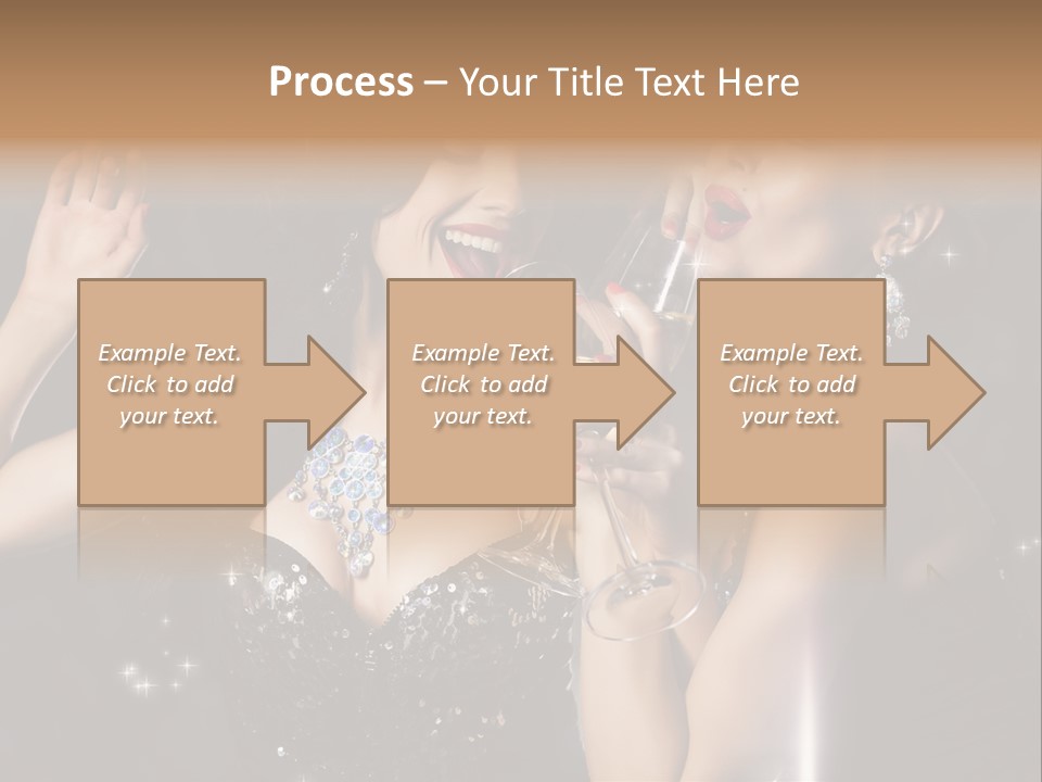 Life Woman New Year PowerPoint Template