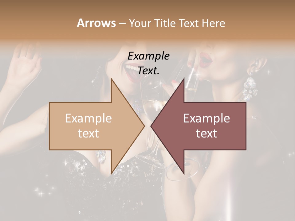 Life Woman New Year PowerPoint Template