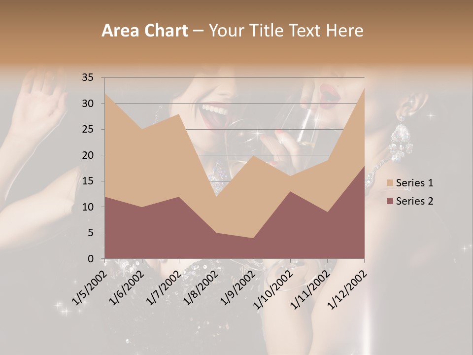 Life Woman New Year PowerPoint Template