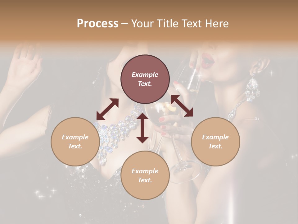 Life Woman New Year PowerPoint Template