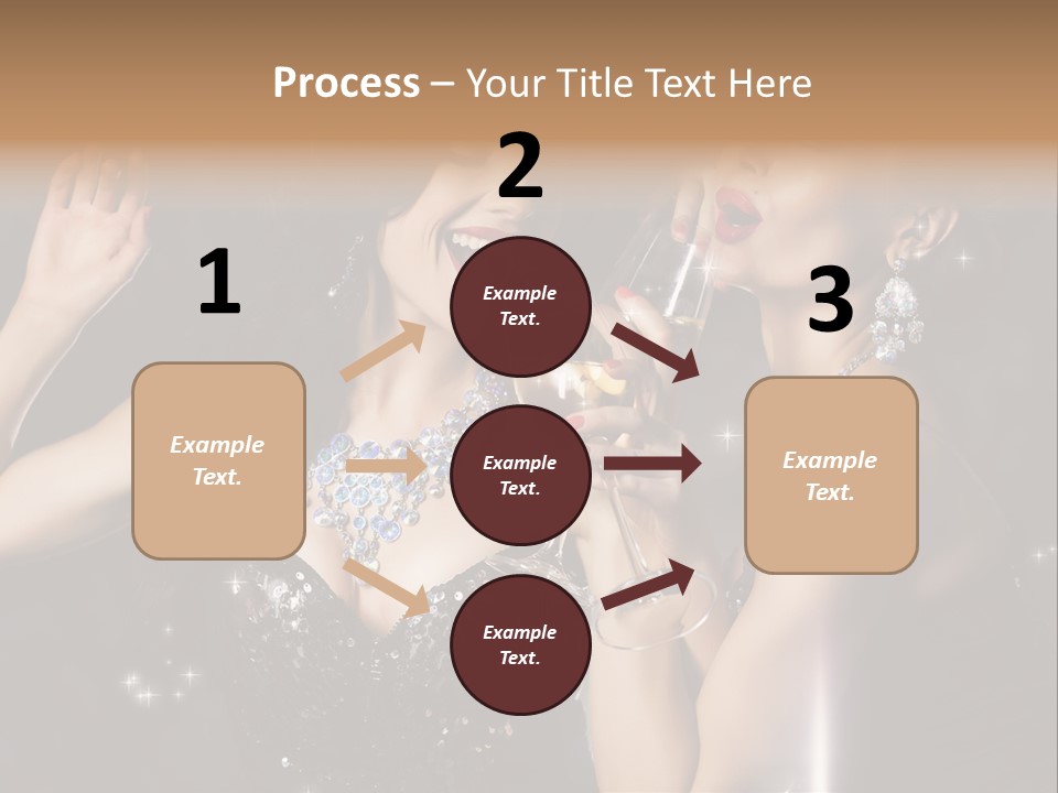 Life Woman New Year PowerPoint Template