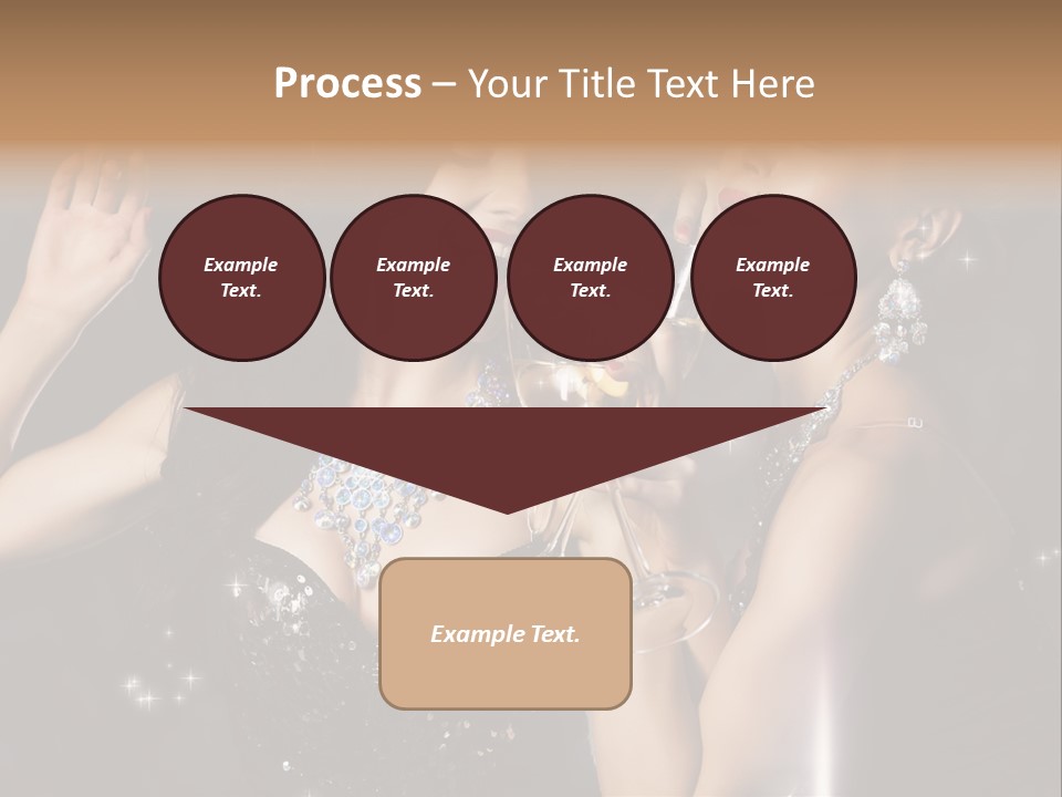 Life Woman New Year PowerPoint Template