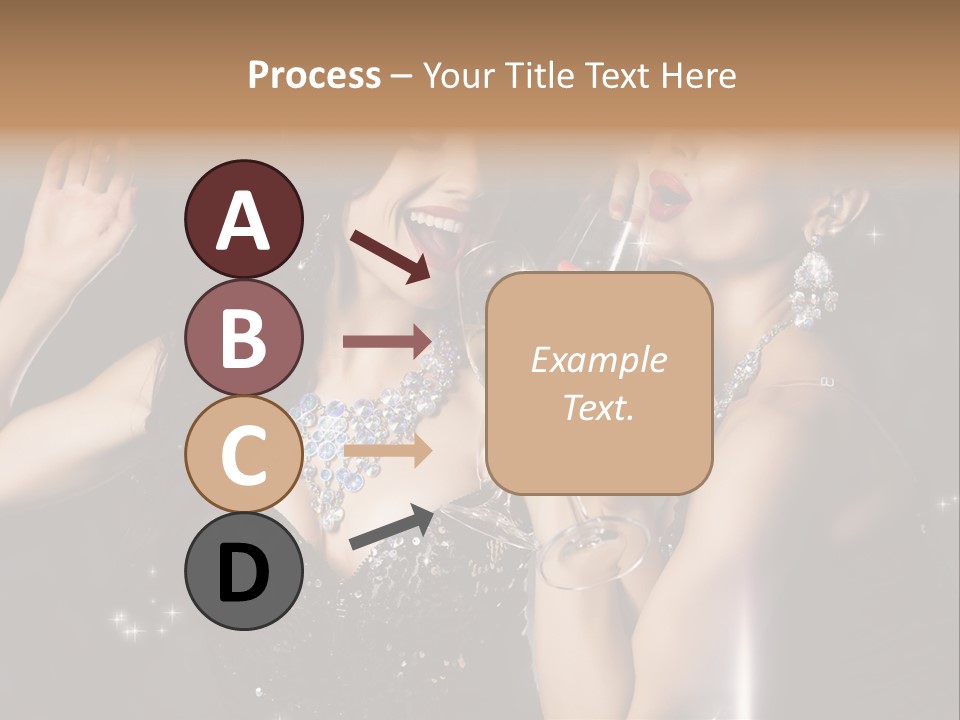 Life Woman New Year PowerPoint Template