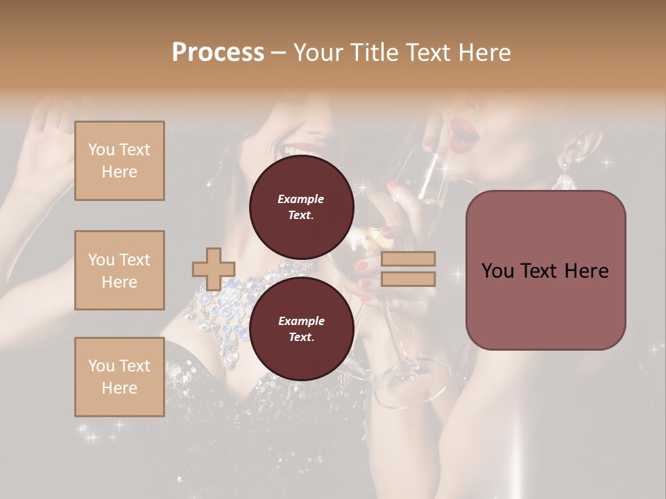 Life Woman New Year PowerPoint Template