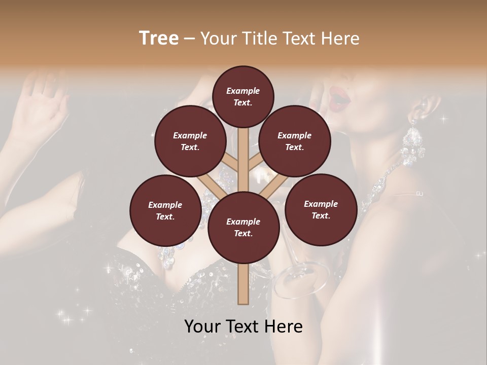 Life Woman New Year PowerPoint Template