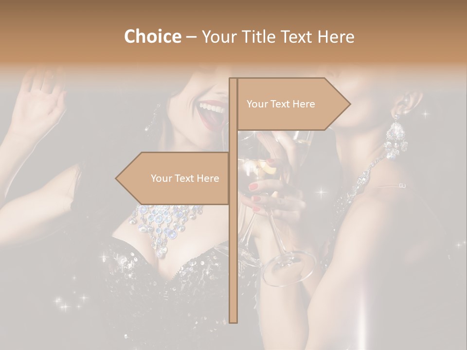 Life Woman New Year PowerPoint Template