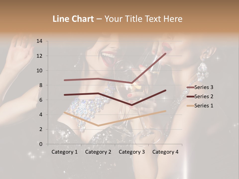 Life Woman New Year PowerPoint Template