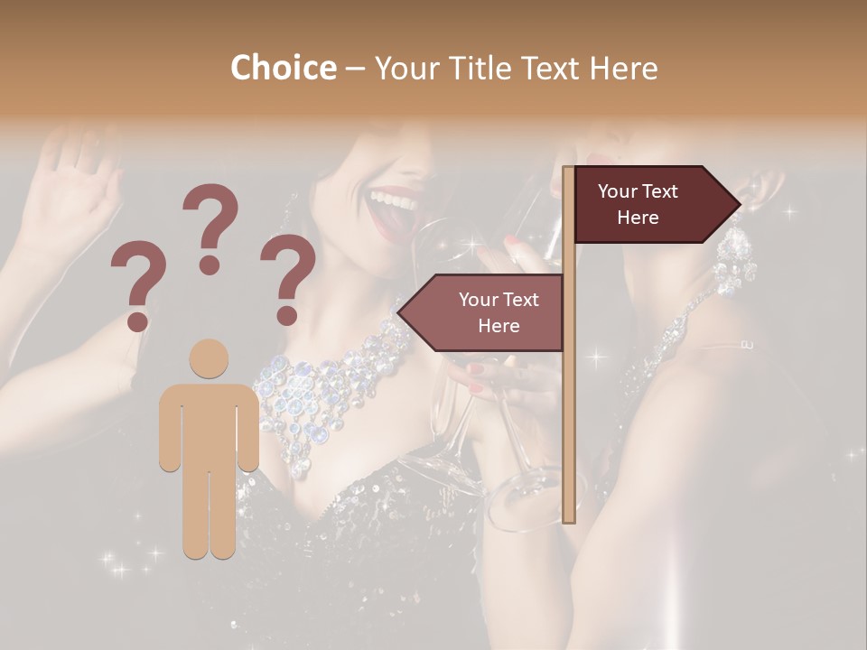 Life Woman New Year PowerPoint Template