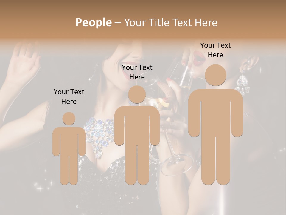 Life Woman New Year PowerPoint Template