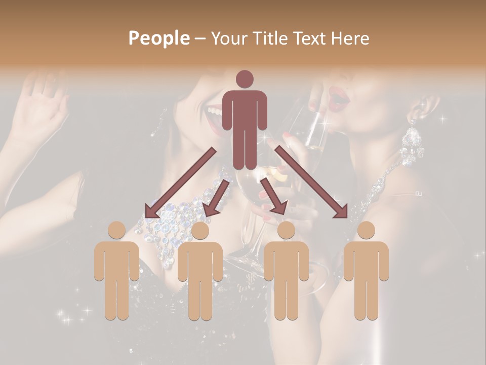 Life Woman New Year PowerPoint Template