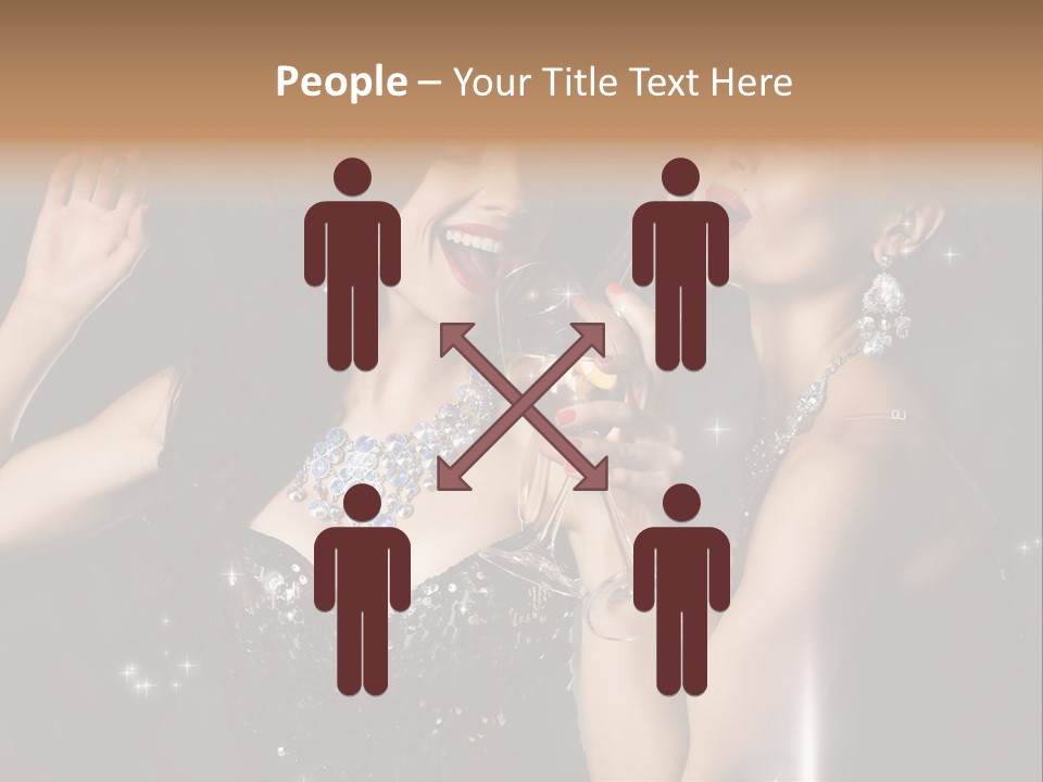 Life Woman New Year PowerPoint Template