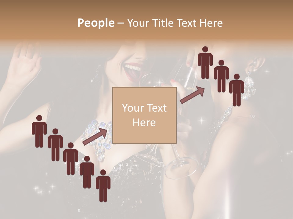 Life Woman New Year PowerPoint Template