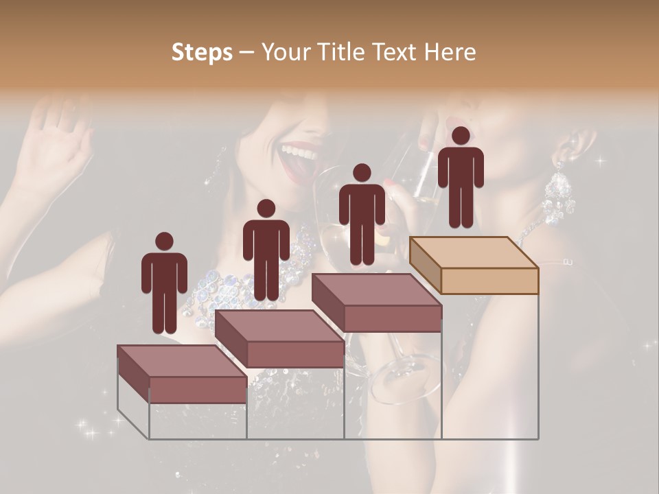 Life Woman New Year PowerPoint Template