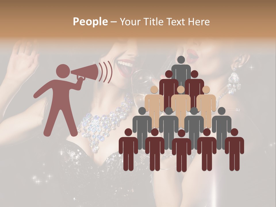 Life Woman New Year PowerPoint Template