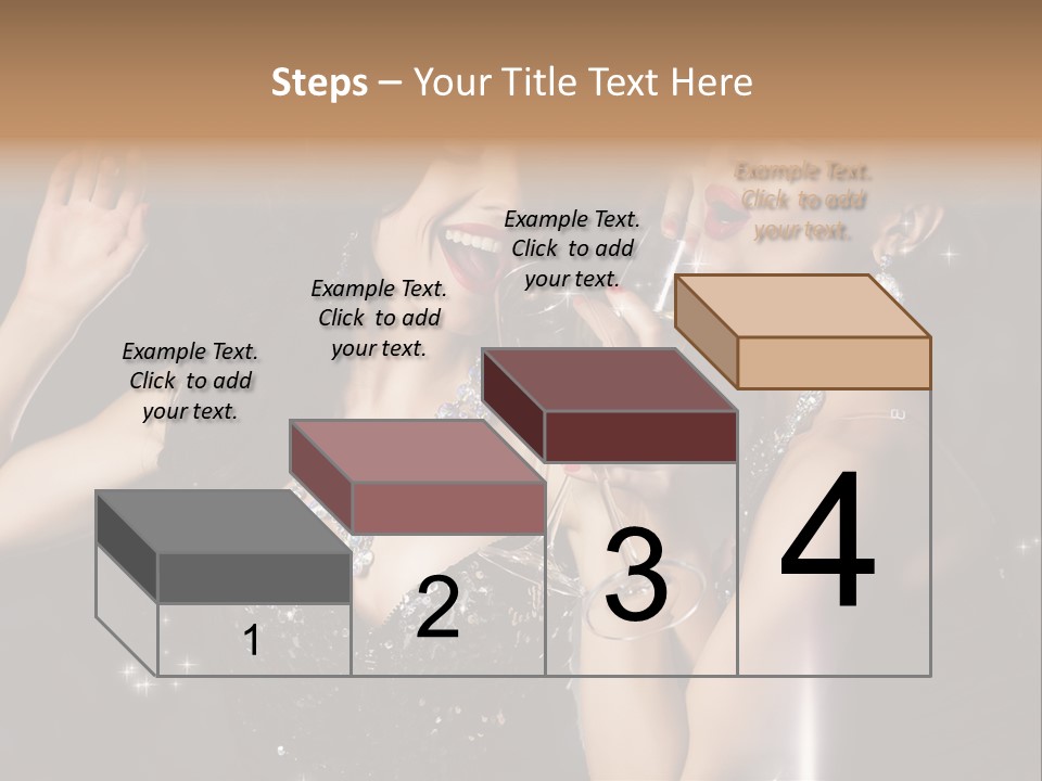 Life Woman New Year PowerPoint Template