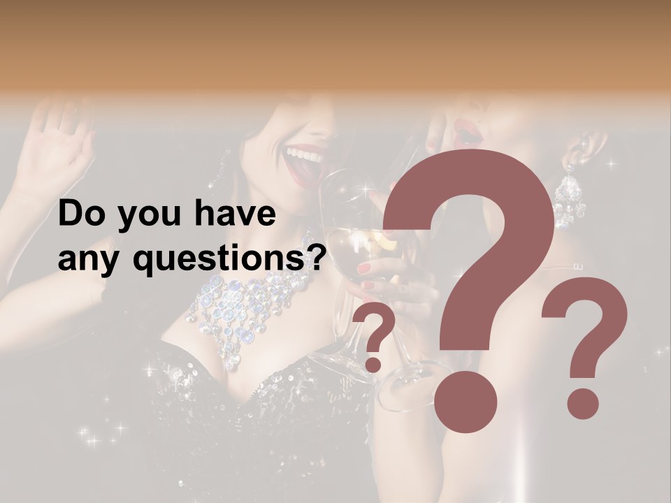 Life Woman New Year PowerPoint Template