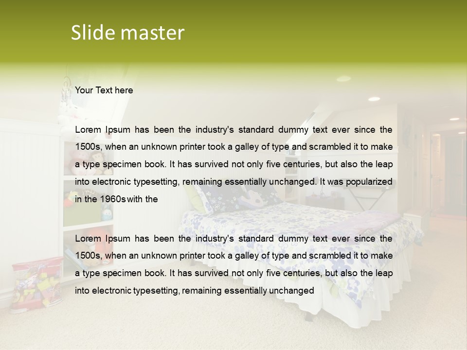Project Clean Furnished PowerPoint Template