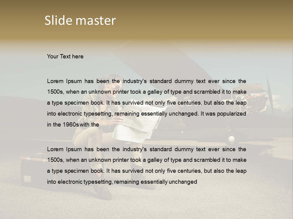 Map Beauty Sexy PowerPoint Template