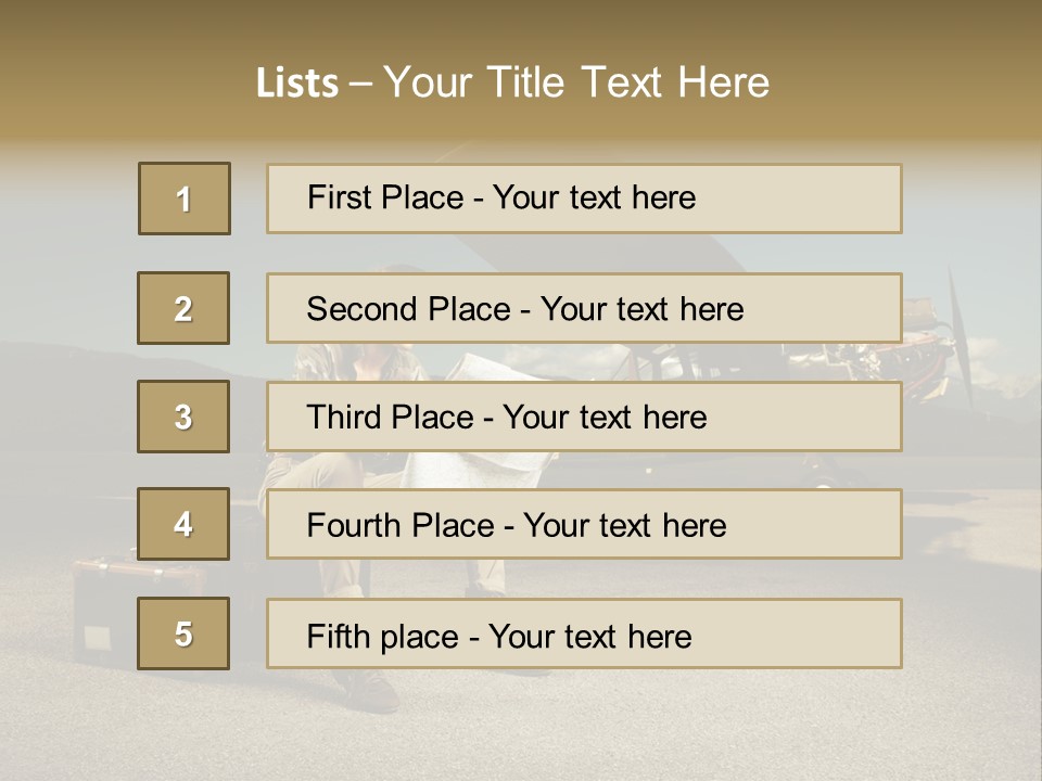 Map Beauty Sexy PowerPoint Template
