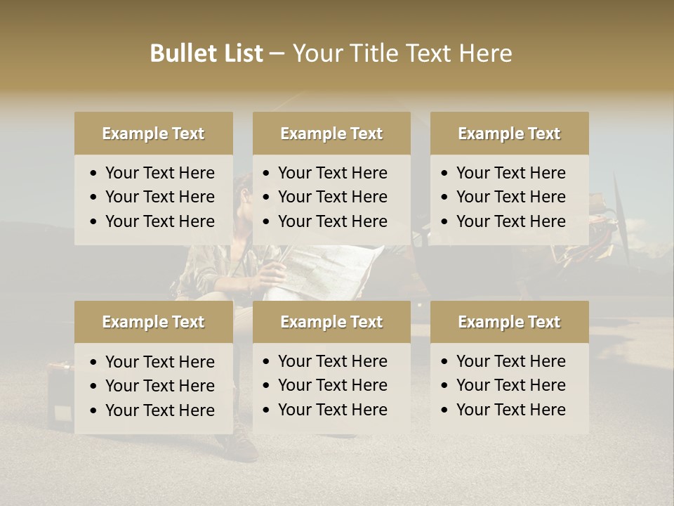 Map Beauty Sexy PowerPoint Template