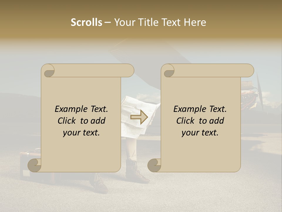 Map Beauty Sexy PowerPoint Template