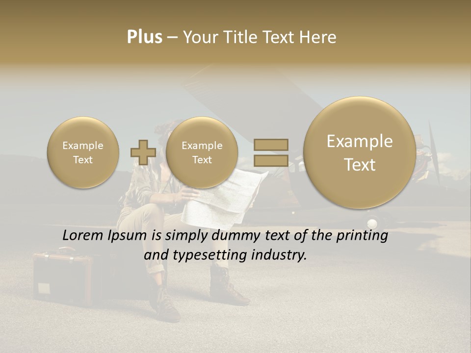 Map Beauty Sexy PowerPoint Template