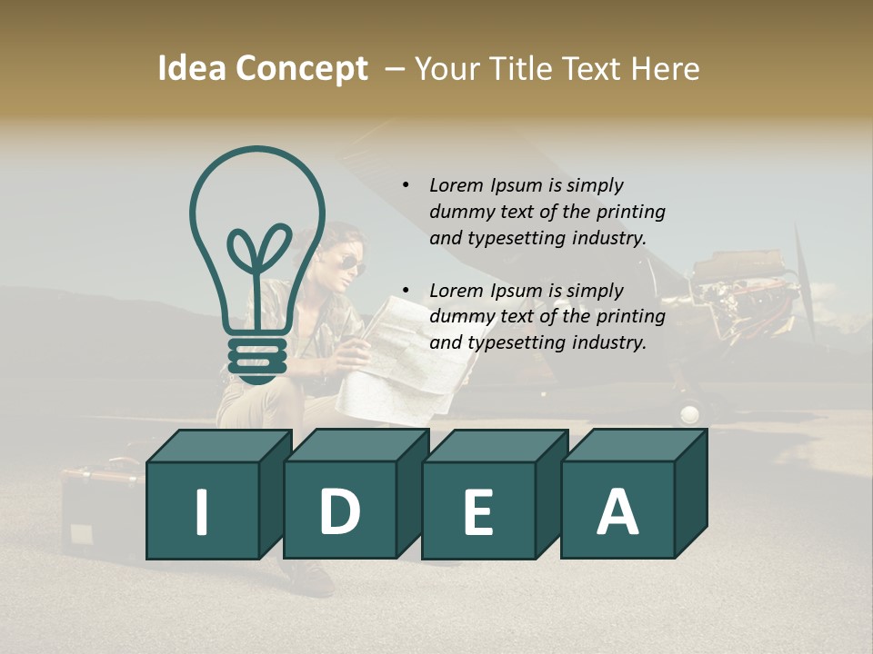 Map Beauty Sexy PowerPoint Template