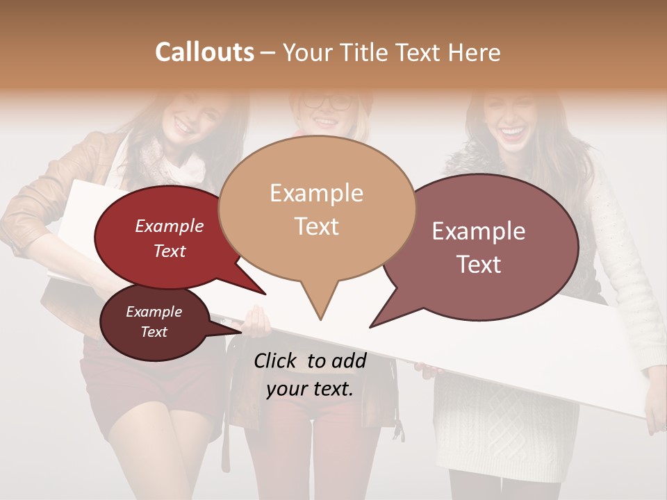 Hug Pretty Casual PowerPoint Template