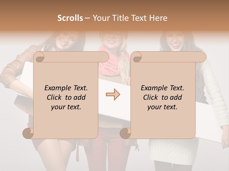 Hug Pretty Casual PowerPoint Template