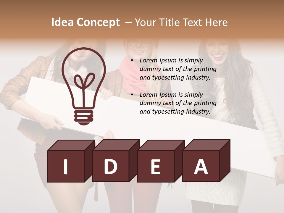 Hug Pretty Casual PowerPoint Template