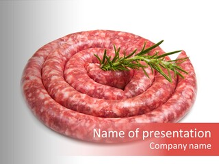 Pranzo Grigliata Ingrediente PowerPoint Template