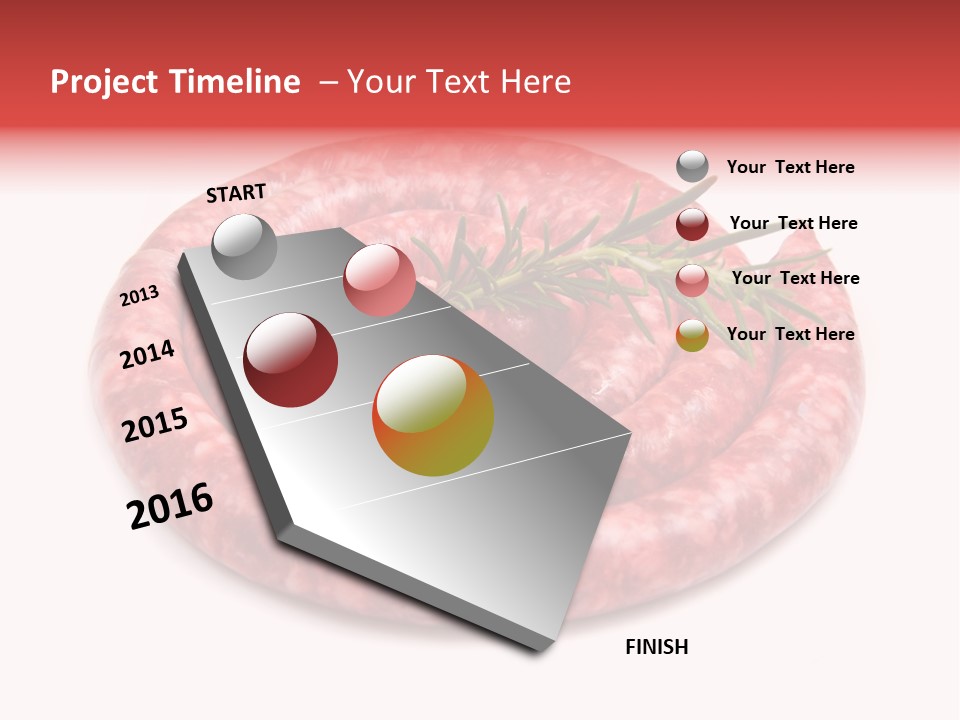 Pranzo Grigliata Ingrediente PowerPoint Template