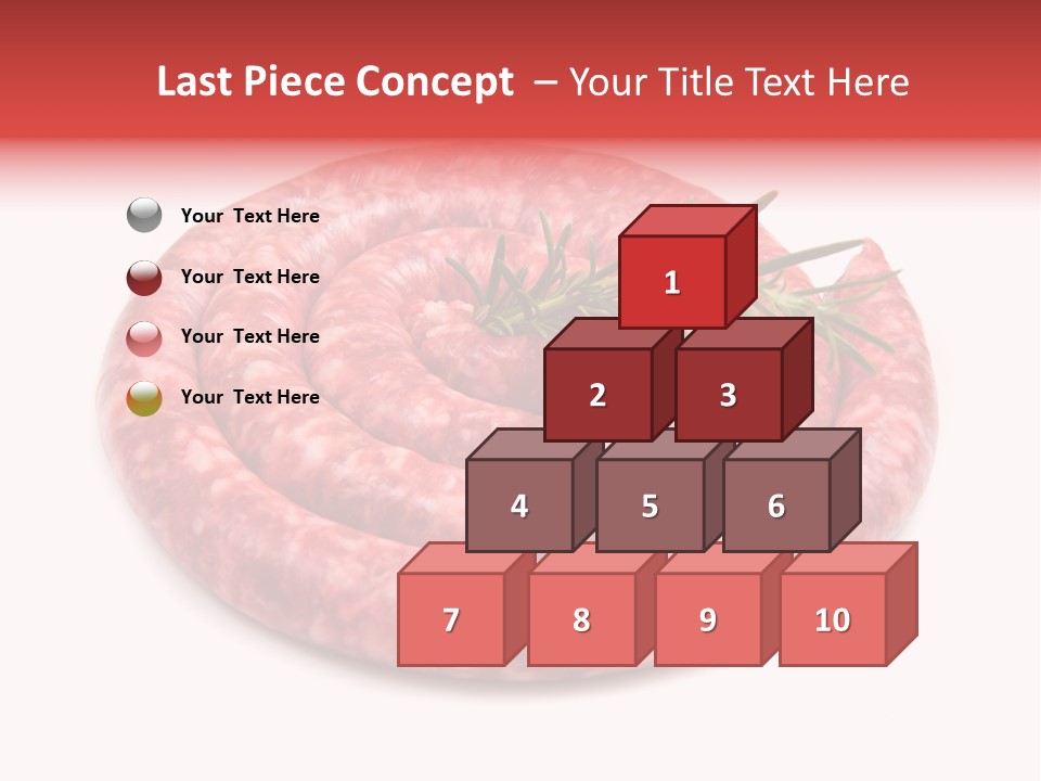 Pranzo Grigliata Ingrediente PowerPoint Template