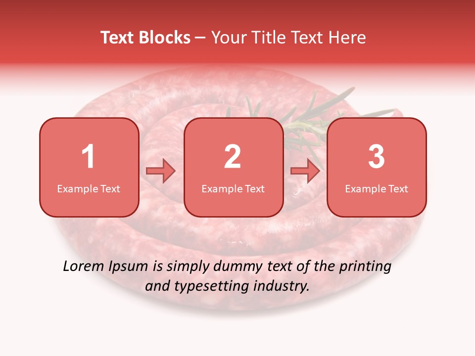 Pranzo Grigliata Ingrediente PowerPoint Template
