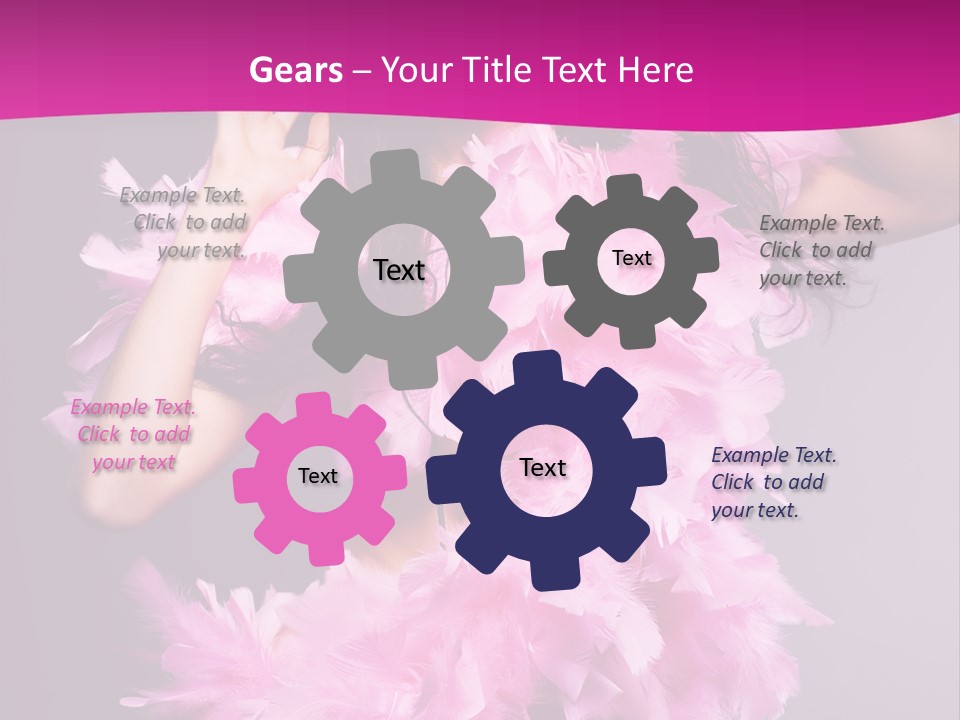 Acting Caucasian Beautiful PowerPoint Template