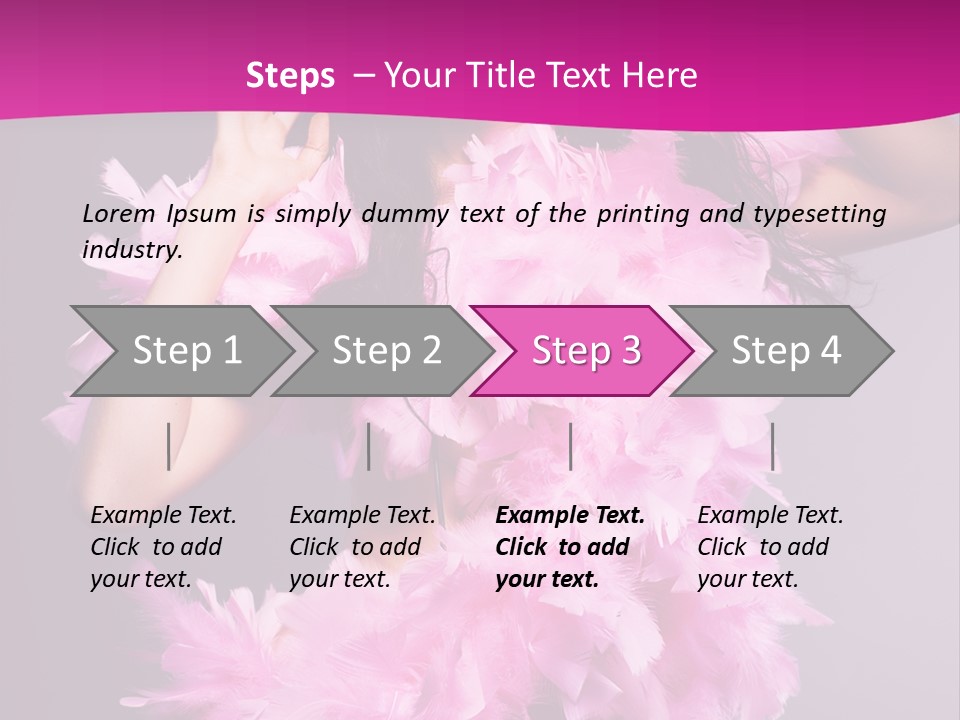 Acting Caucasian Beautiful PowerPoint Template