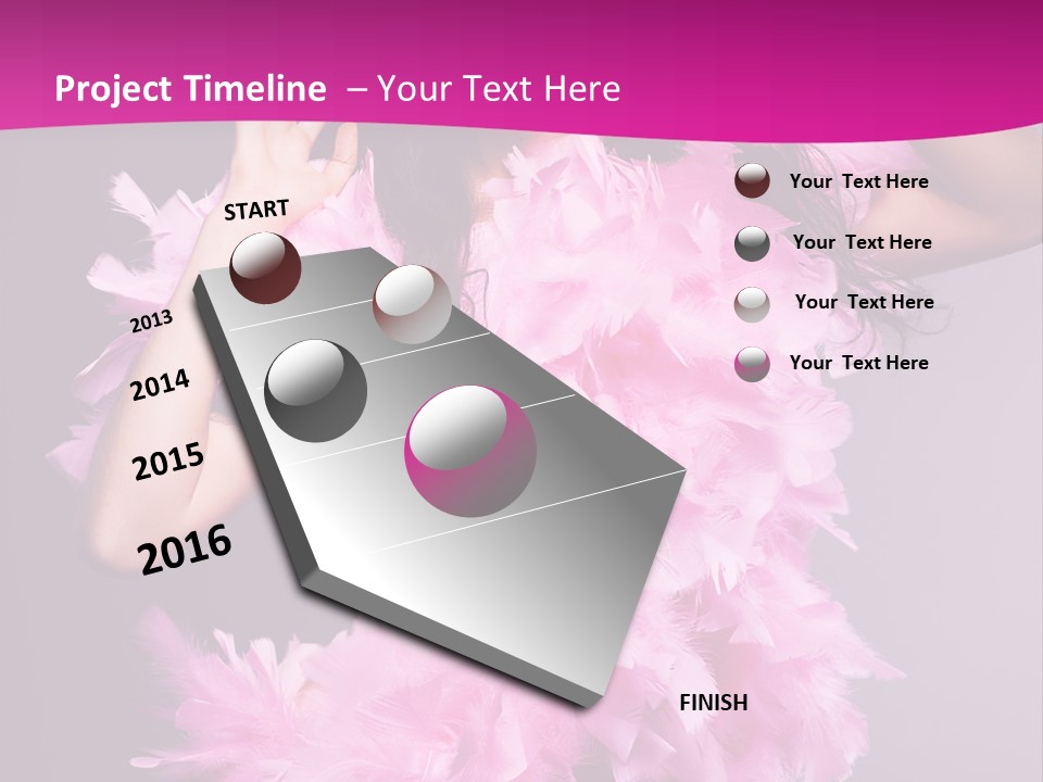 Acting Caucasian Beautiful PowerPoint Template