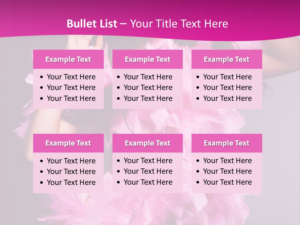 Acting Caucasian Beautiful PowerPoint Template