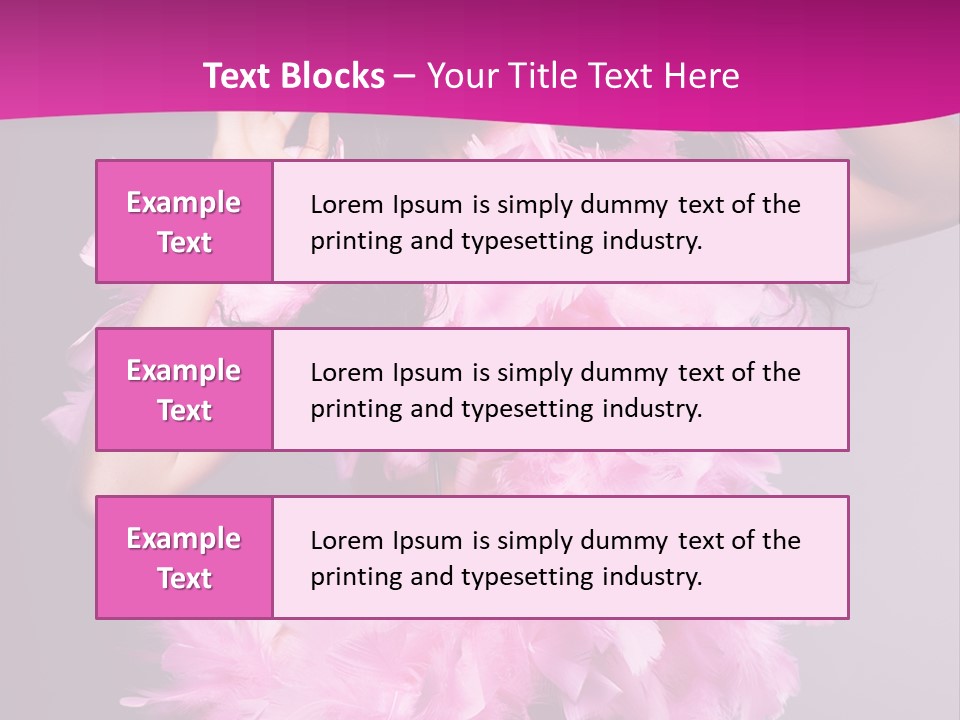 Acting Caucasian Beautiful PowerPoint Template