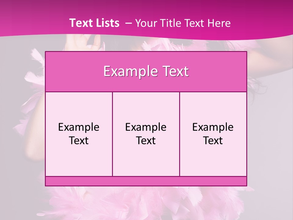 Acting Caucasian Beautiful PowerPoint Template