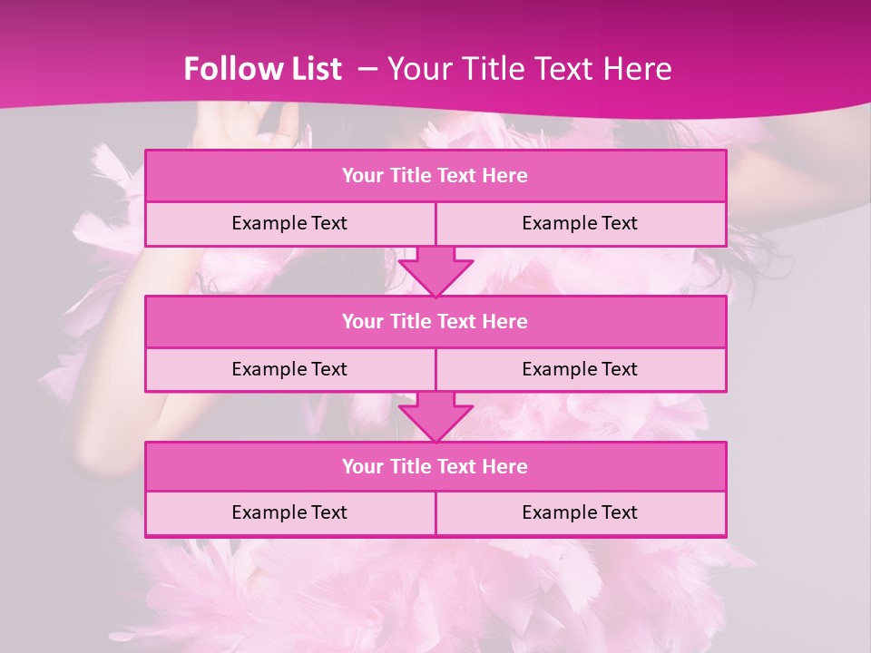 Acting Caucasian Beautiful PowerPoint Template