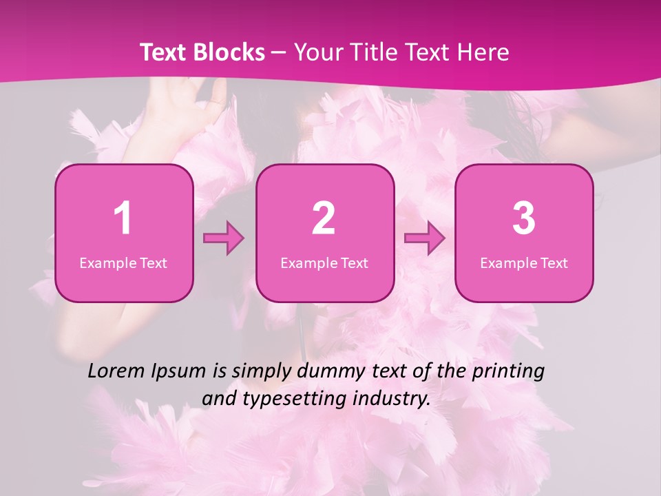 Acting Caucasian Beautiful PowerPoint Template