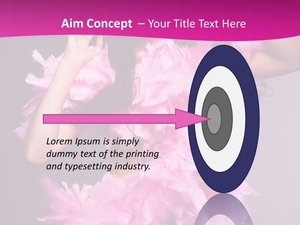 Acting Caucasian Beautiful PowerPoint Template