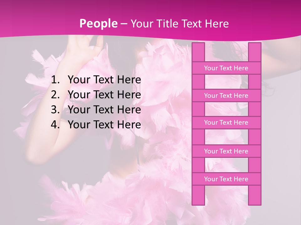 Acting Caucasian Beautiful PowerPoint Template